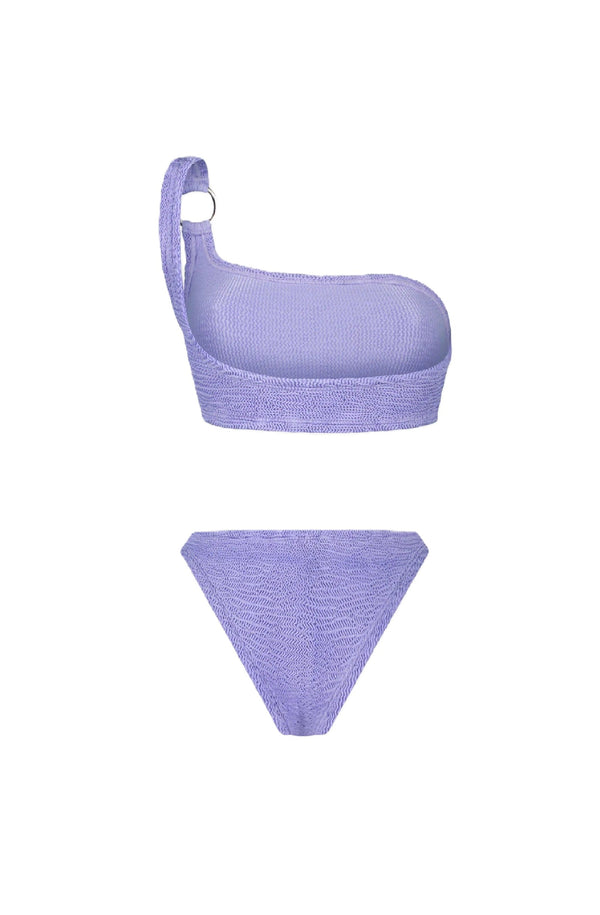 PARAMIDONNA Women Stassie Violet One-Shoulder Bikini