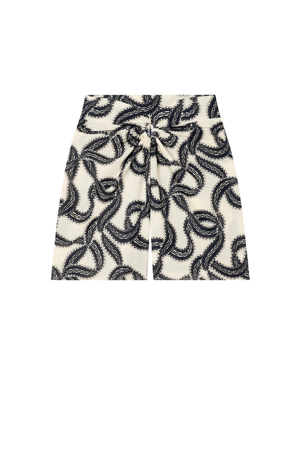 PAIN de SUCRE Women Stele Ballerina Print Loose Shorts