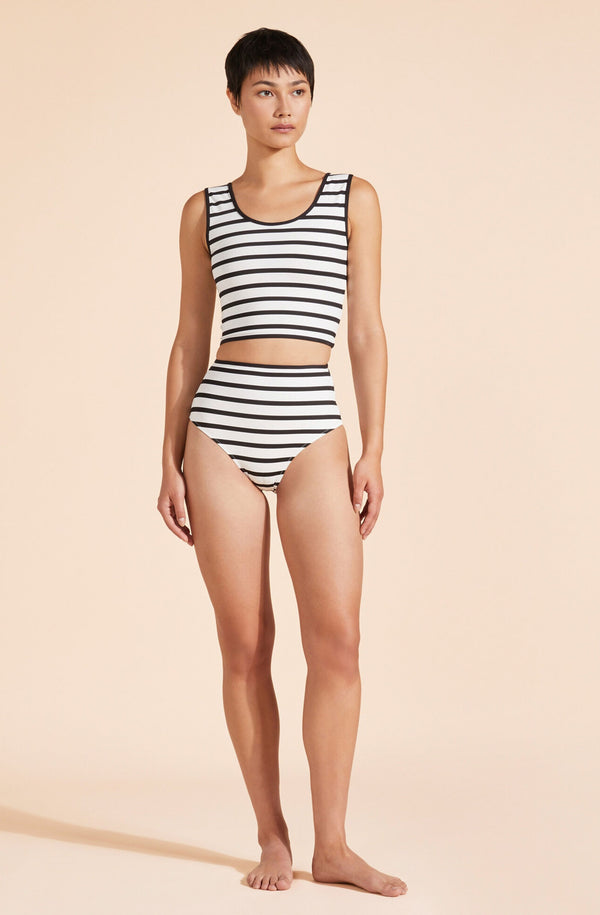 VILEBREQUIN Women High Waist Bikini Bottom Rayures