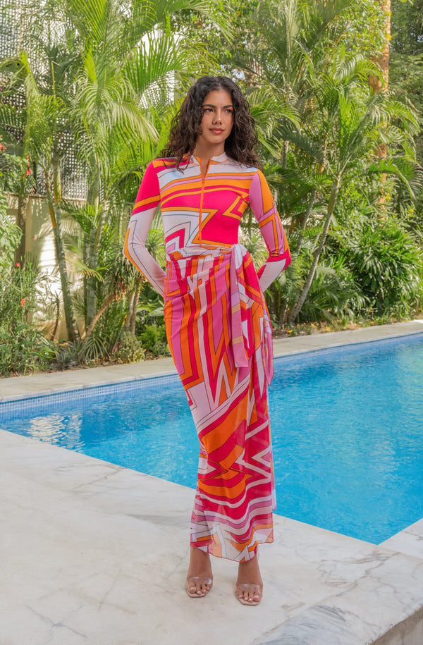 HADIA GHALEB Zap Pop Swimwear Full Set