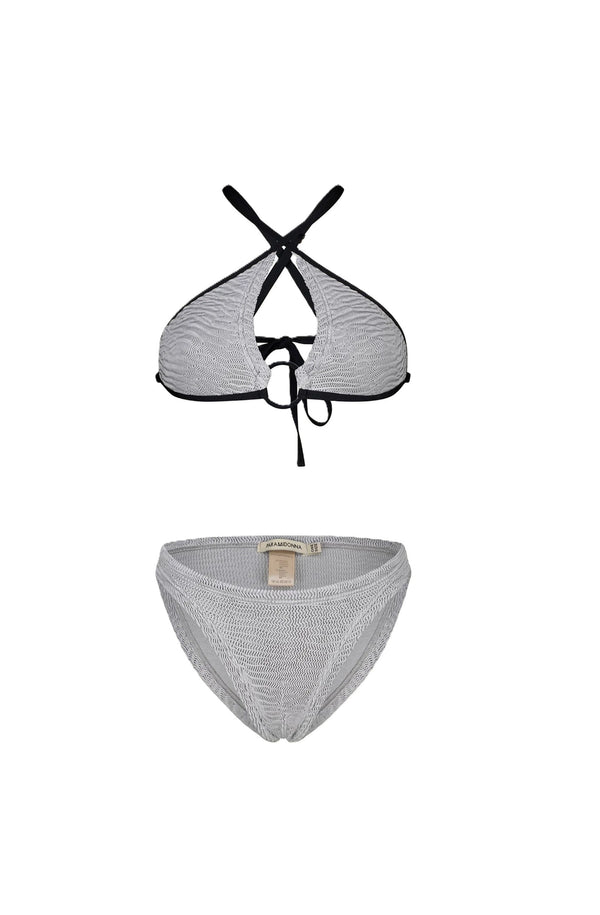 PARAMIDONNA Women Samatha Grey Triangle Bikini
