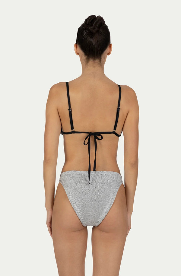 PARAMIDONNA Women Samatha Grey Triangle Bikini