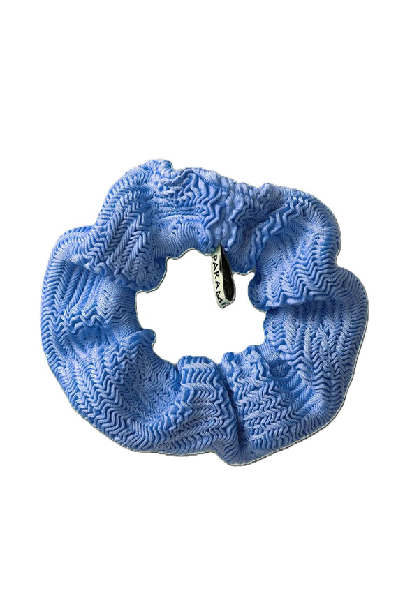 PRAMIDONNA Women Scrunchies Blue Jeans