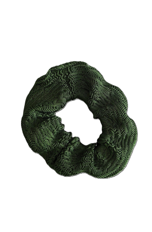 PRAMIDONNA Women Scrunchies Forest Green