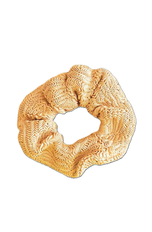 PRAMIDONNA Women Scrunchies Peach
