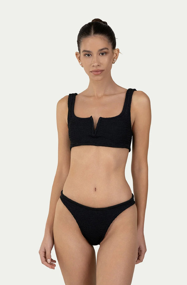 PARAMIDONNA Women Serena Black V-Shaped  Bikini
