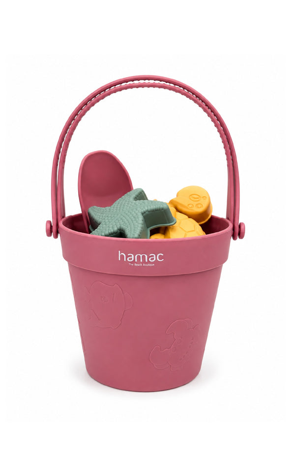 HAMAC Kids Silicon Beach Bucket Sand Toys