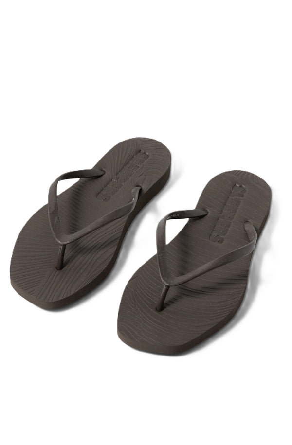 SLEEPERS Women Tapered Brown Flip Flops