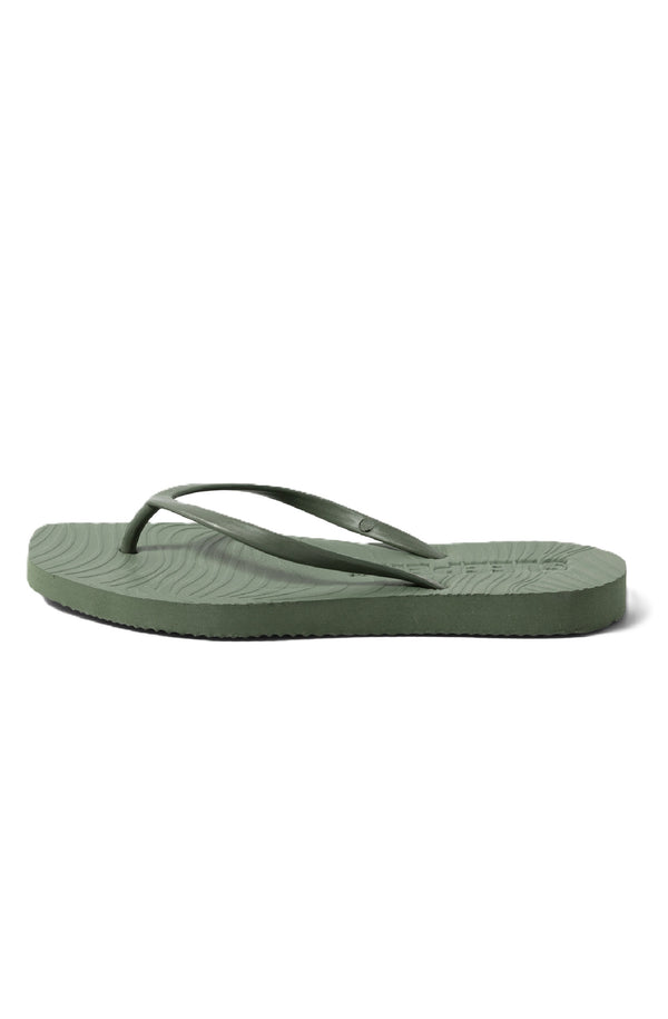 SLEEPERS Women Tapered Green Flip Flops