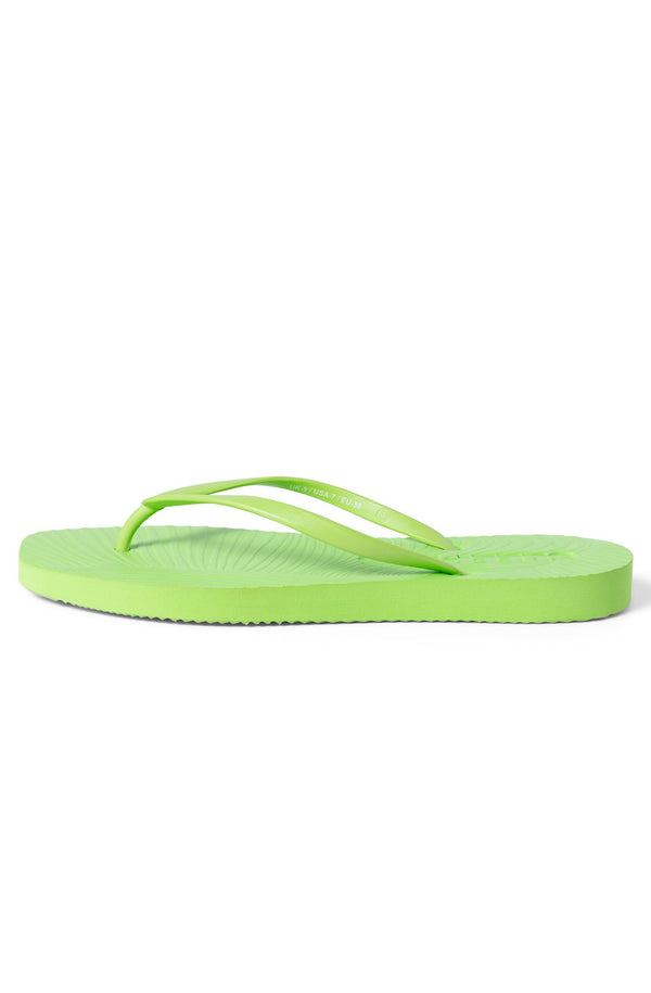 SLEEPERS Women Tapered Lime Green Flip Flops
