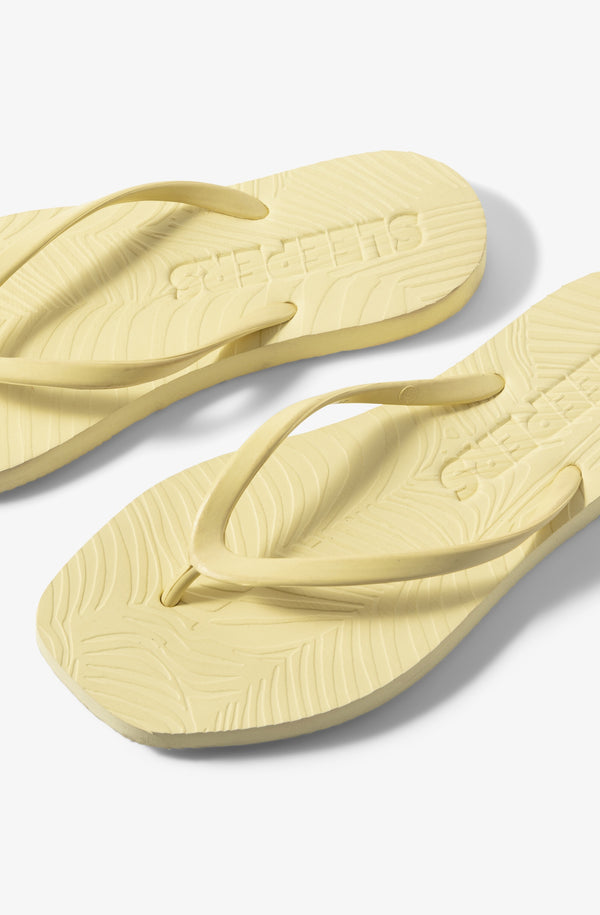 SLEEPERS Women Tapered Mellow Yellow Flip Flops