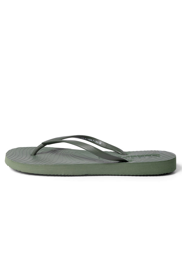 SLEEPERS Women Slim Green Flip Flops