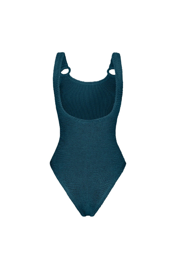 PARAMIDONNA Women Sophia Midnight Open Back One-Piece Swimsuit