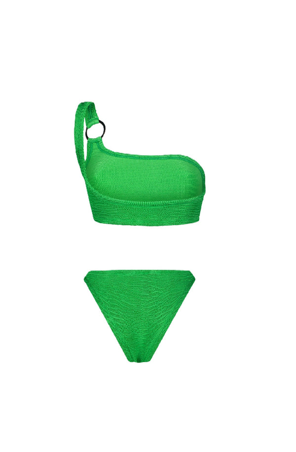 PARAMIDONNA Women Stassie Kiwi One-Shoulder Bikini