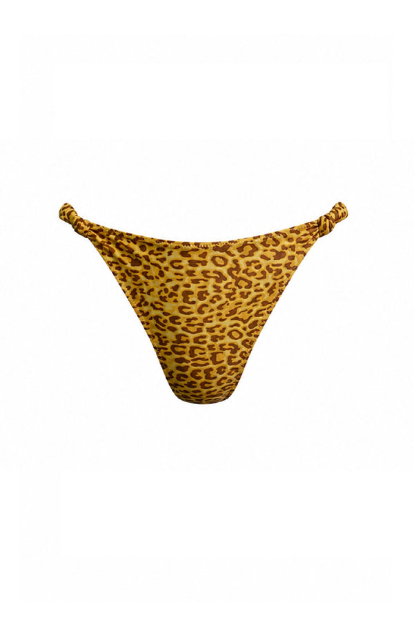 KENDALL AND KYLIE Women Sun Leopard Spotted Print Bikini Bottom