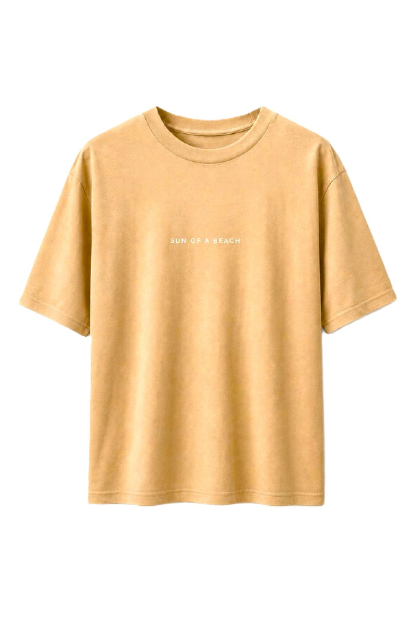 DUBAI BEACH BOYS Men Oversized Cotton T-Shirt Sun of A Beach - Porsche Design