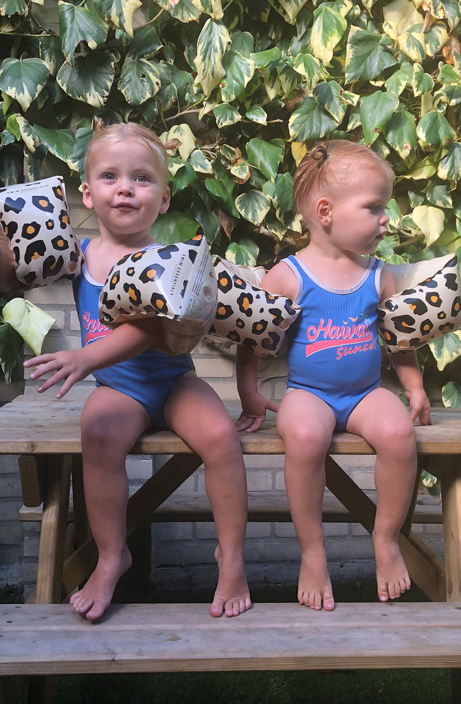 SWIM ESSENTIALS Leopard Inflatable Swimming Armbands 0-2 Years