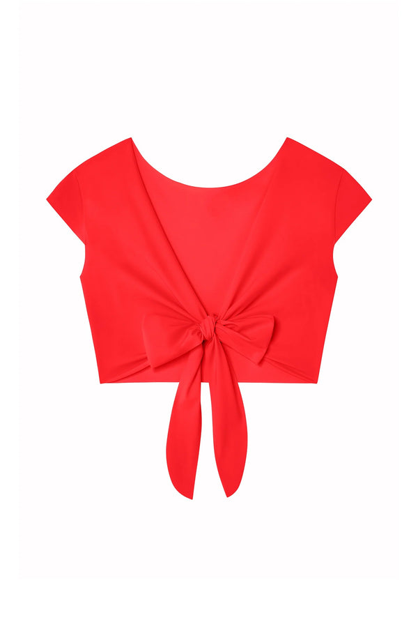 PAIN de SUCRE Women Tako Currant Wrap Crop Top