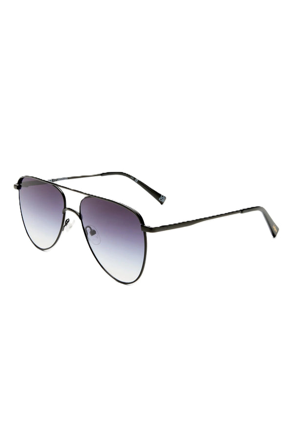 LE SPECS Unisex The Duke Matte Black Aviator Sunglasses