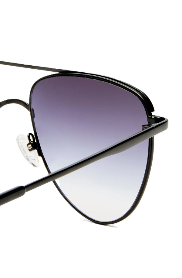 LE SPECS Unisex The Duke Matte Black Aviator Sunglasses