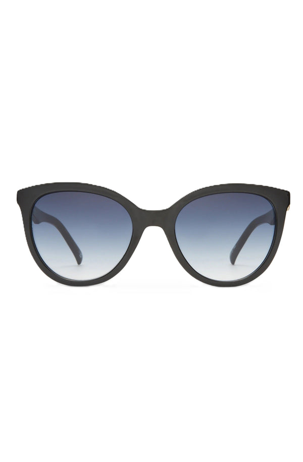 LE SPECS Women The Muse Black Round Sunglasses
