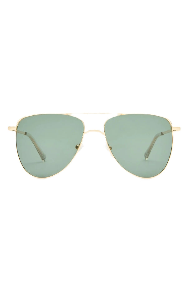 LE SPECS Unisex The Duke Gold Aviator Sunglasses