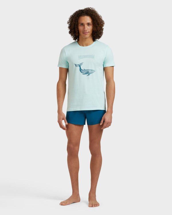 VILEBREQUIN Men Organic Cotton T-Shirt Whales