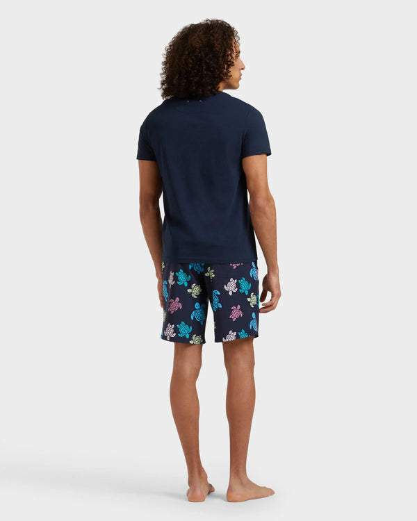 VILEBREQUIN Men Cotton T-Shirt Tortues Multicolor
