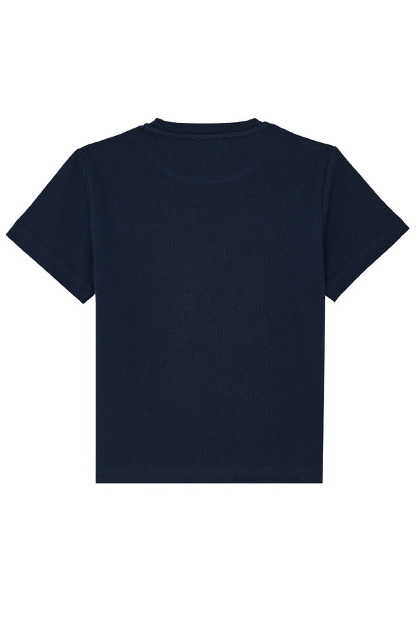 VILEBREQUIN Boys Organic Cotton T-Shirt Placed Embroidered Turtle