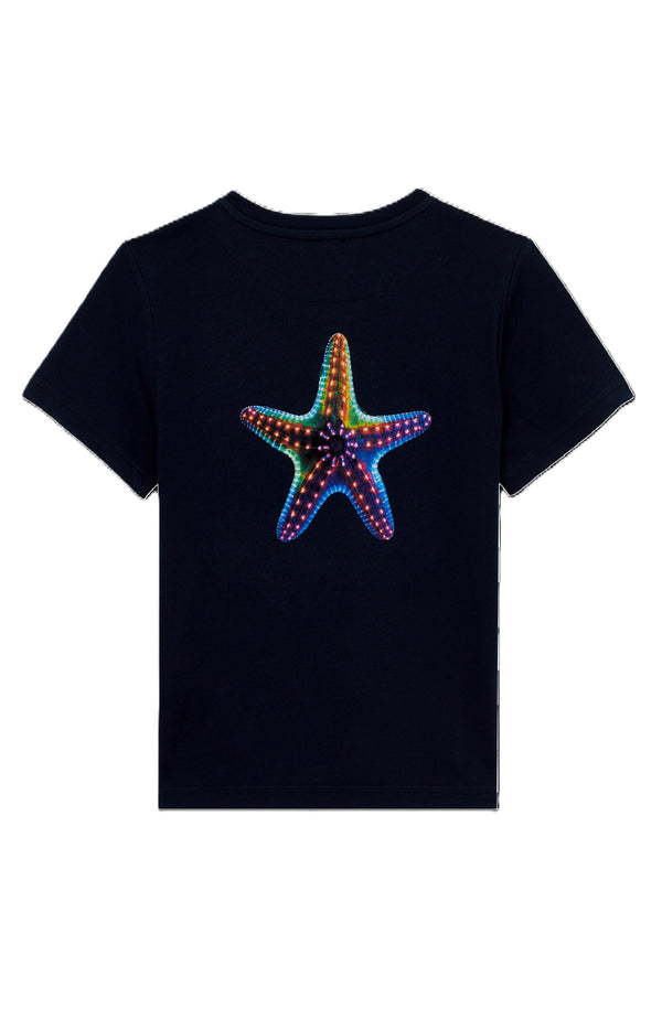 VILEBREQUIN Boys Organic Cotton T-Shirt Disco Stars