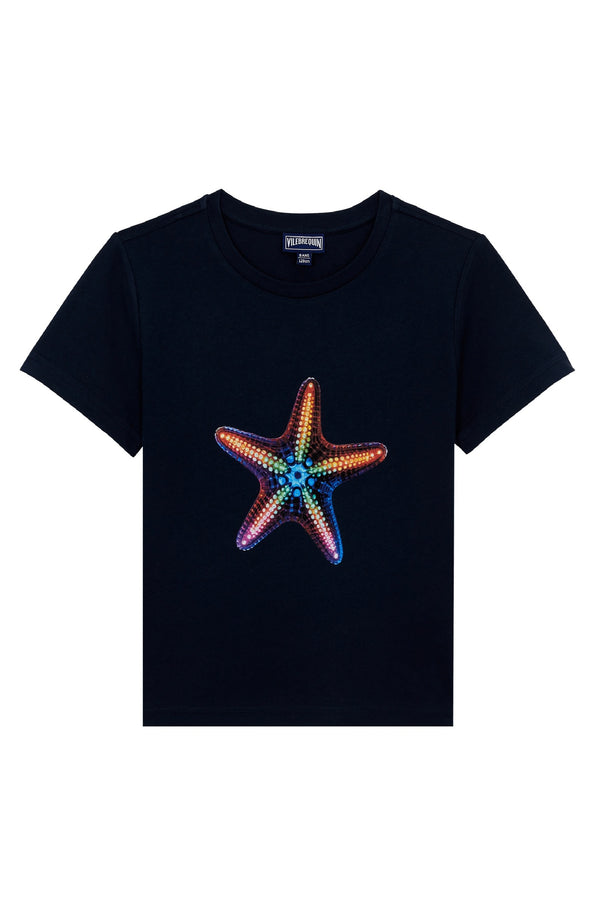 VILEBREQUIN Boys Organic Cotton T-Shirt Disco Stars
