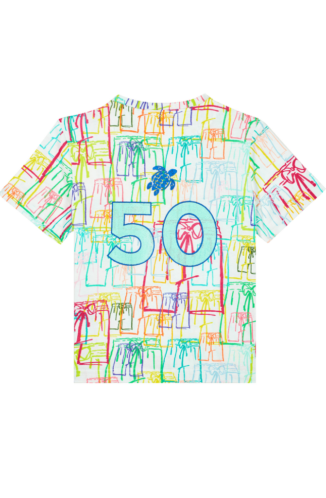 VILEBREQUIN Boys Cotton T-shirt Multicolor VBQ