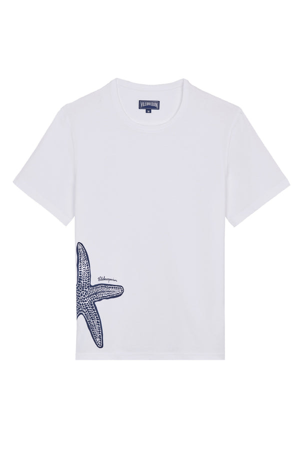 VILEBREQUIN Men Organic Cotton T-Shirt Starlettes