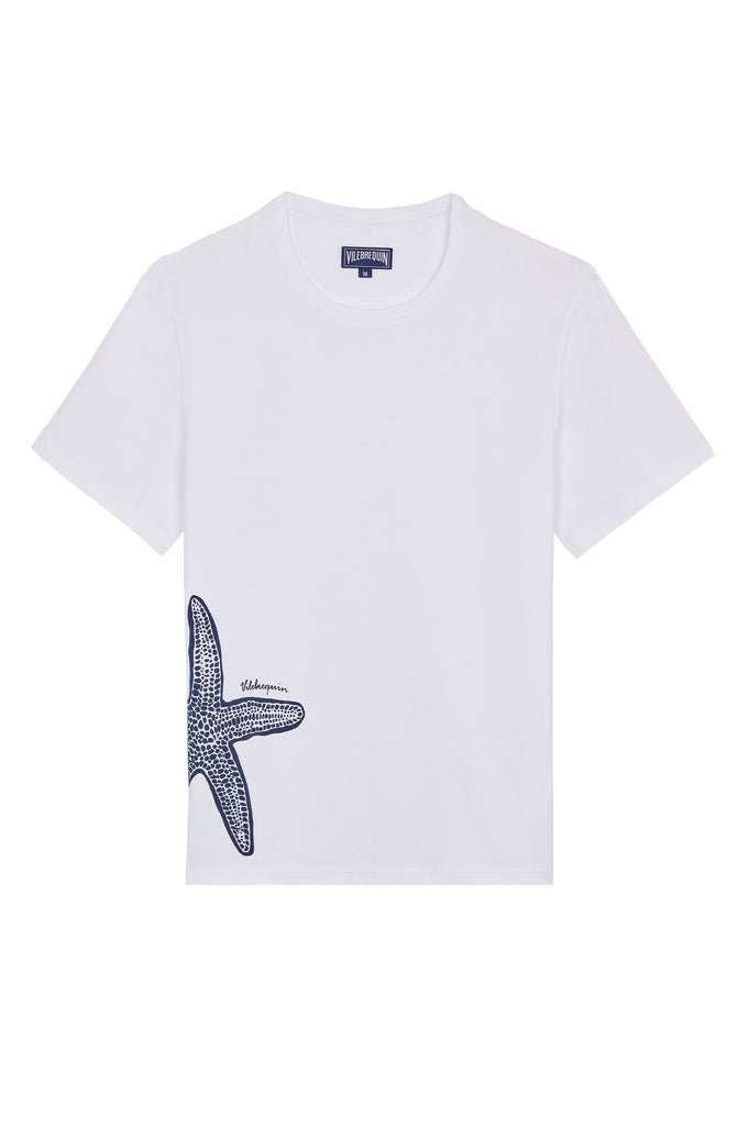 VILEBREQUIN Men Organic Cotton T-Shirt Starlettes