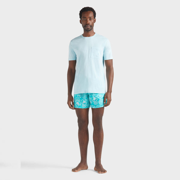 VILEBREQUIN Men Solid Organic Cotton T-Shirt Natural Colors
