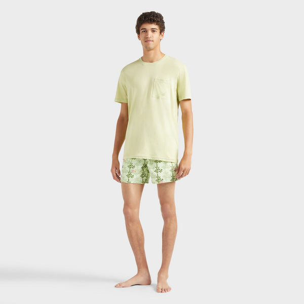 VILEBREQUIN Men Solid Organic Cotton T-Shirt Natural Colors