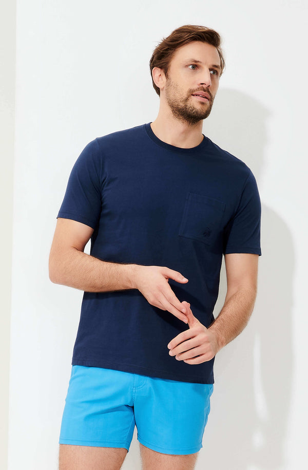 VILEBREQUIN Men Organic Cotton T-Shirt Solid