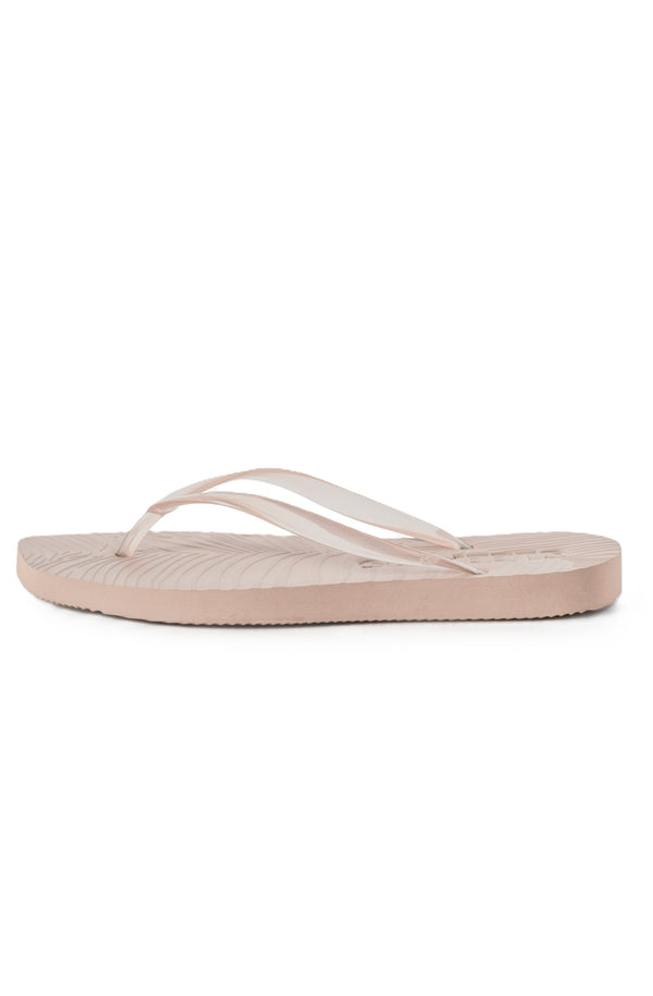 SLEEPERS Women Tapered Eggnog Transparent Flip Flops