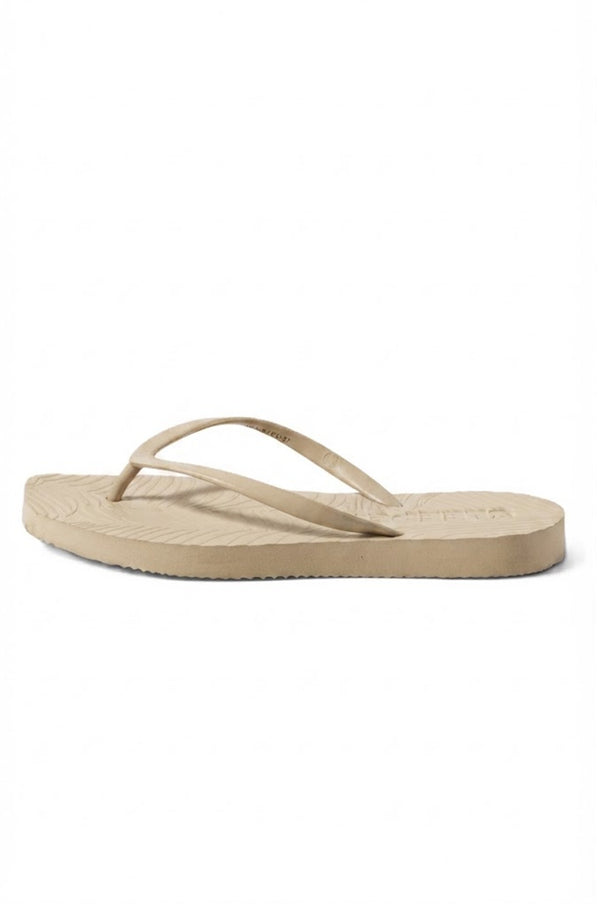 SLEEPERS Women Tapered Beige Flip Flops