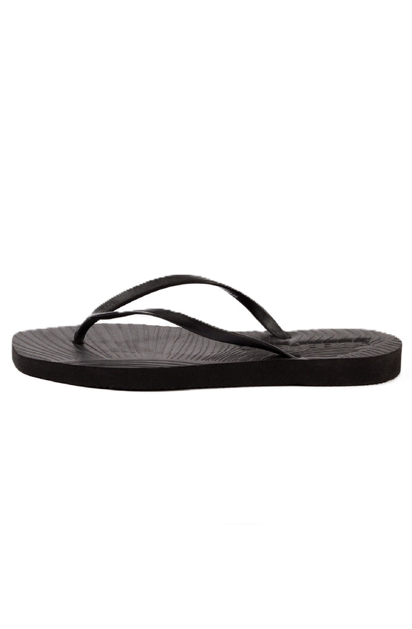 SLEEPERS Women Tapered Black Flip Flops