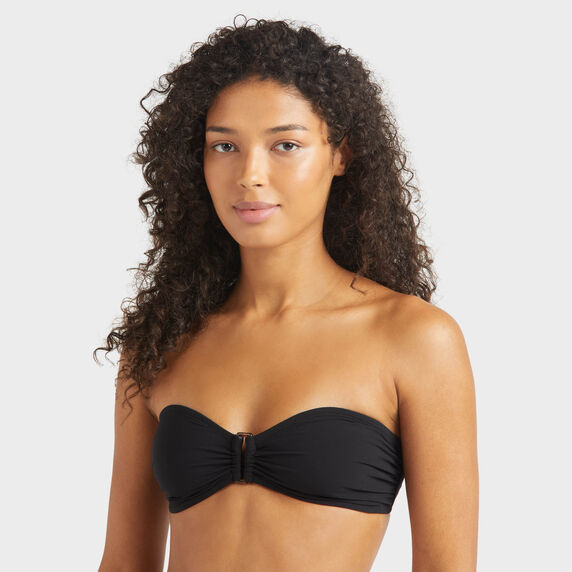 VILEBREQUIN Women Ring Bandeau Bikini Top Solid