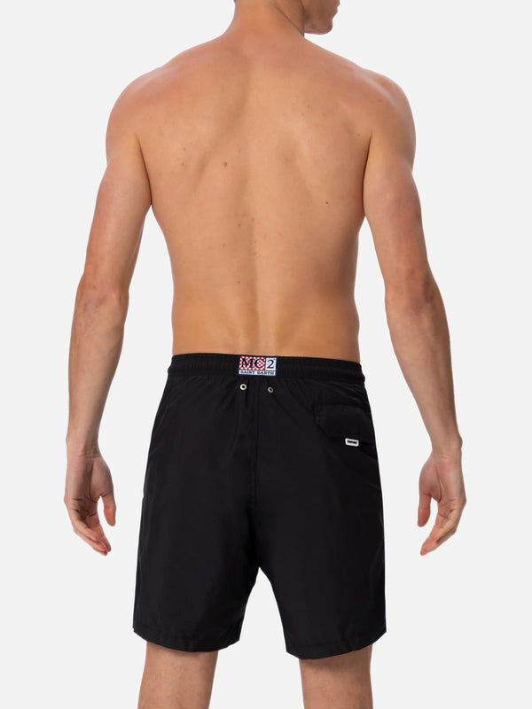 MC2 SAINT BARTH Men Swim Shorts Light Weight Fabric Solid Color
