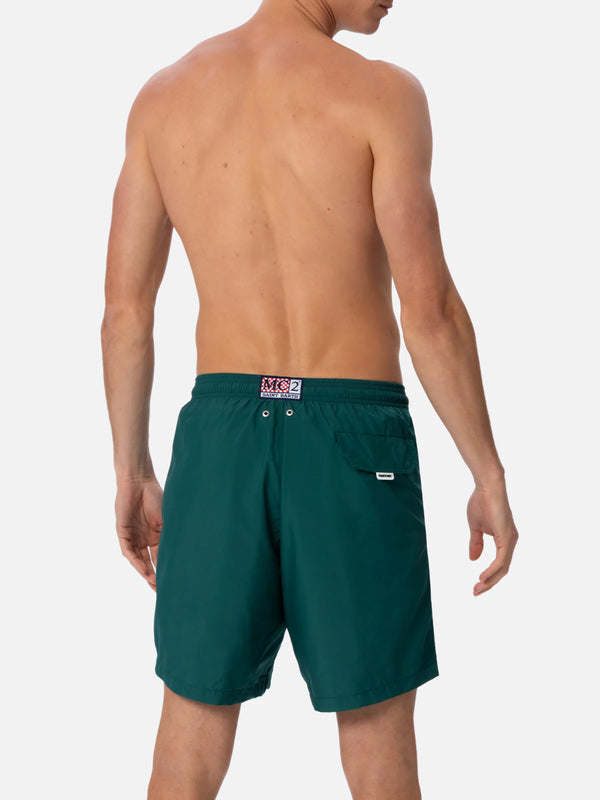 MC2 SAINT BARTH Men Lightweight Swim Shorts Lighting Pantone British Green