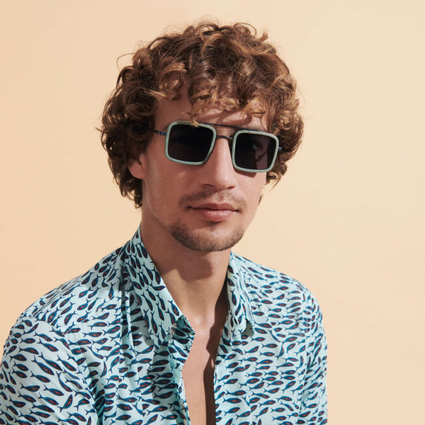 VILEBREQUIN White Tulipwood Women and Men Sunglasses - VBQ x Shelter