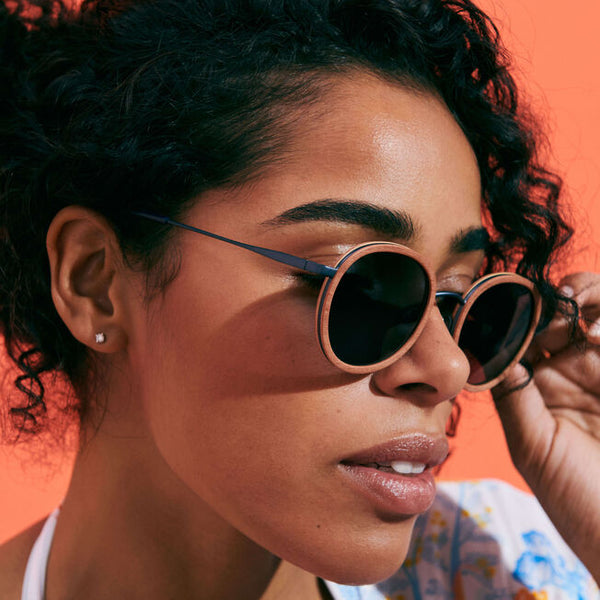 VILEBREQUIN White Tulipwood Women and Men Sunglasses - VBQ x Shelter