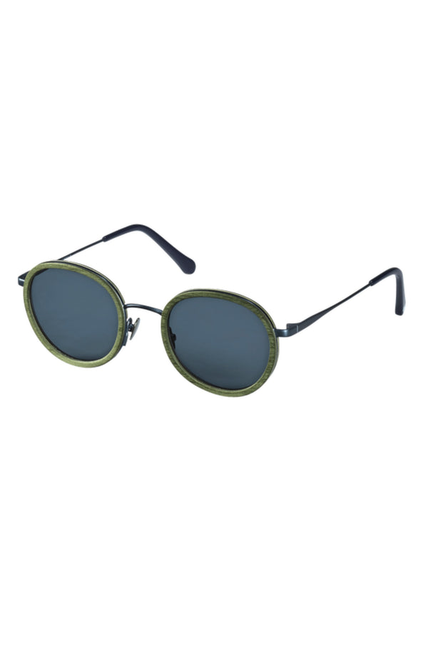 VILEBREQUIN White Tulipwood Women and Men Black Sunglasses - VBQ x Shelter