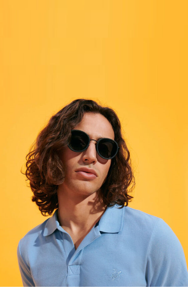 VILEBREQUIN White Tulipwood Unisex Black Sunglasses - VBQ x Shelter