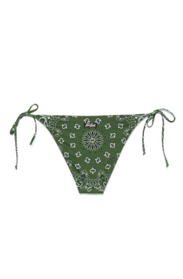 MC2 SAINT BARTH Women Side-Tie Bikini Bottom Virgo Bandanna Round