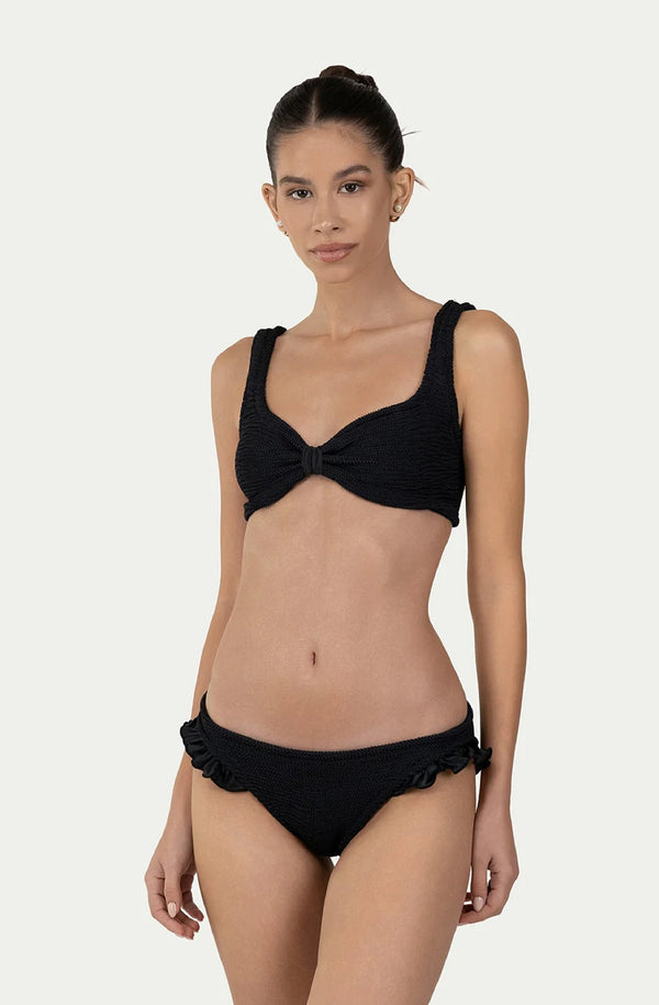 PARAMIDONNA Women Valentina Black V-Neckline Bikini