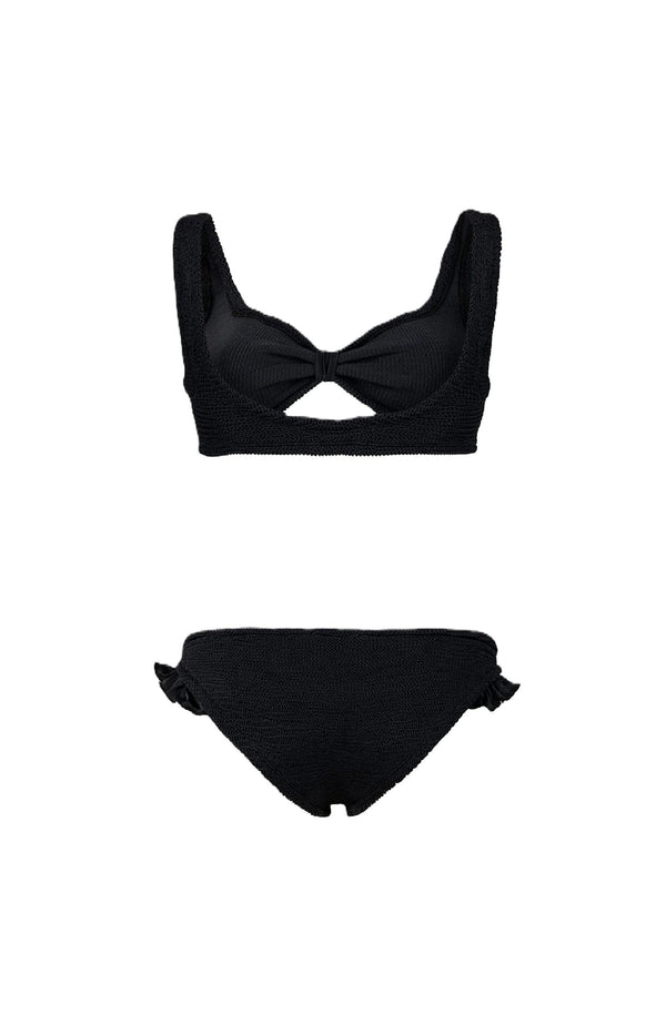 PARAMIDONNA Women Valentina Black V-Neckline Bikini